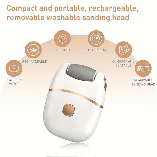 Rechargeable Electric Foot Grinder & Callus Remover – USB Rechargeable Foot Care