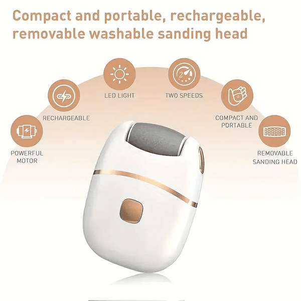 Rechargeable Electric Foot Grinder & Callus Remover – USB Rechargeable Foot Care