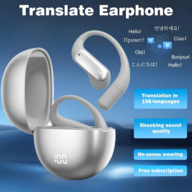Real-Time AI Translation Earbuds – Smart Language Translator