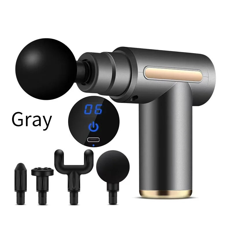 Portable Mini Massage Gun – 6-Speed Deep Tissue Muscle Massager