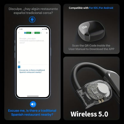 Real-Time AI Translation Earbuds – Smart Language Translator