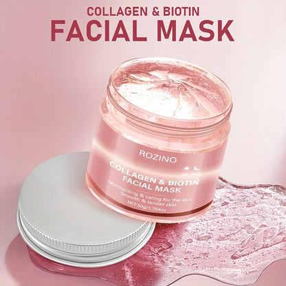 50g Biotin Collagen Day & Night Mask, Hydrates, Keeps Skin