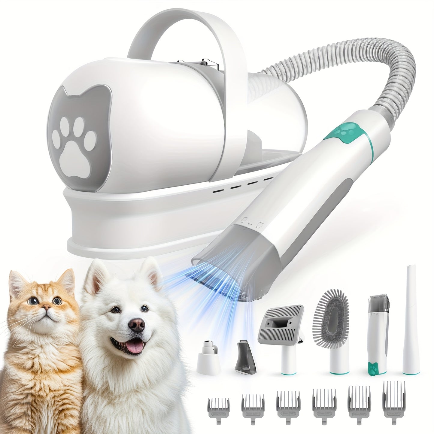 Dog Grooming Kit with Pet Grooming Vacuum