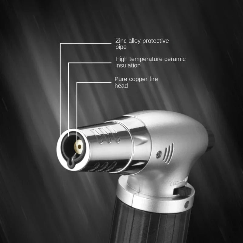 LB500 Jet Flame Lighter – High-Quality Refillable Culinary Torch for BBQ, Baking,