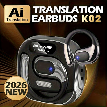 Real-Time Two-Way Language Translator with App & Built-In Microphone
