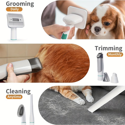 Dog Grooming Kit with Pet Grooming Vacuum