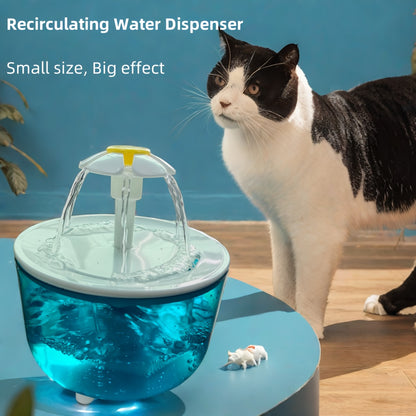 USB Cat Water Fountain, Automatic Pet Water Fountain with Circulating Filter