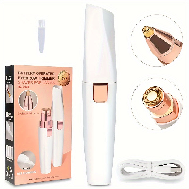 Multifunctional 2-In-1 Electric Eyebrow Trimmer
