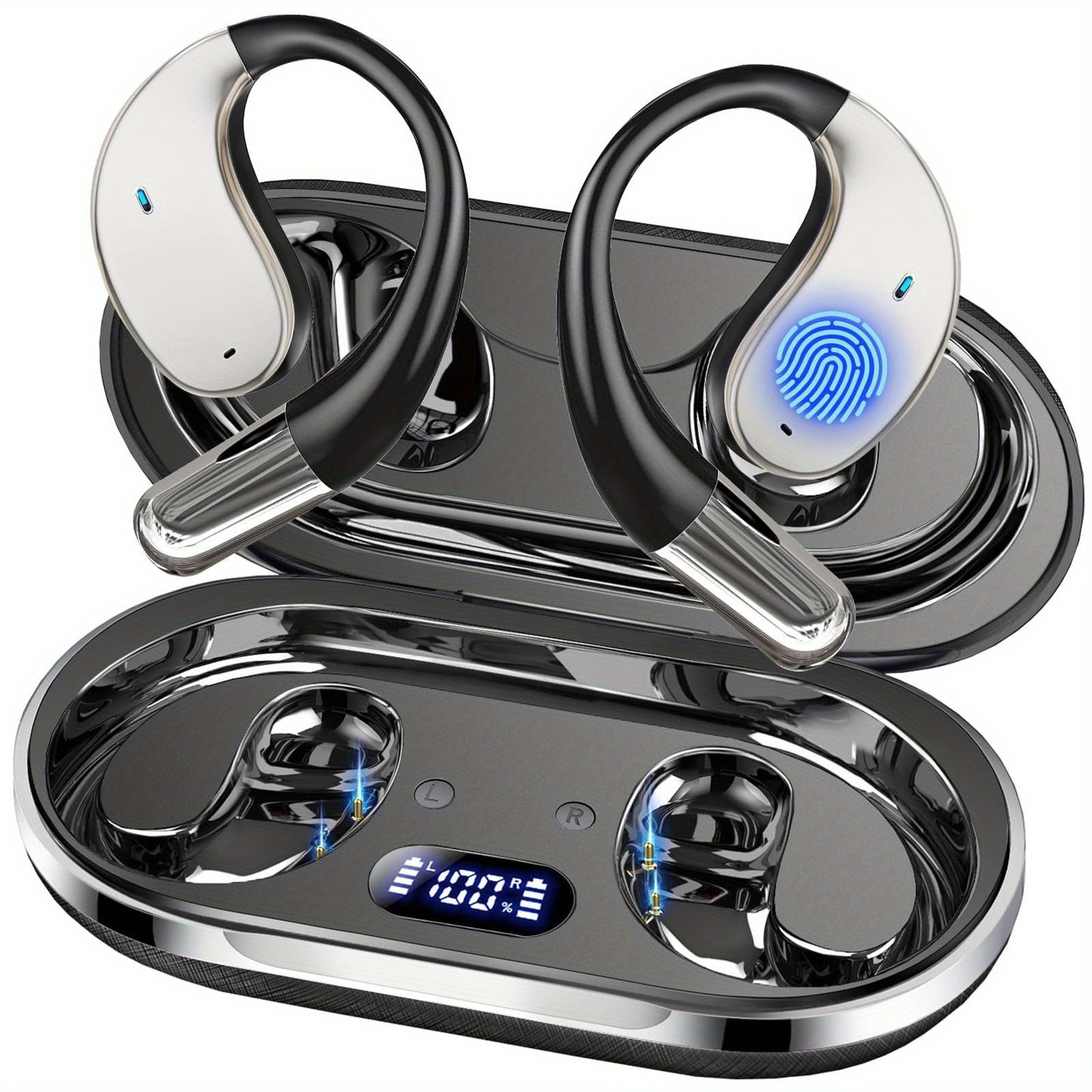 AI Language Translator Earbuds, 156 Languages & Accents, Real-Time 3-in-1 Translation