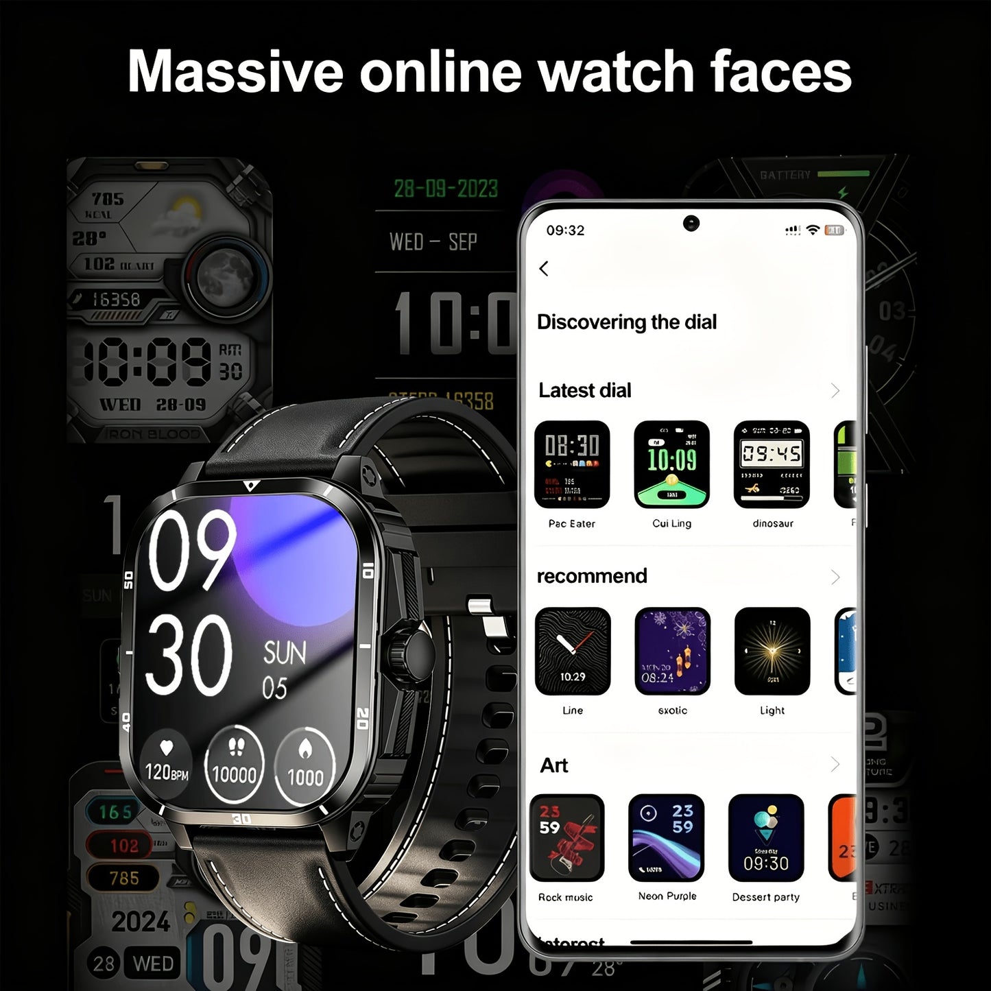 2026 Smart Watch for Men – Bluetooth Calling, Fitness Tracker