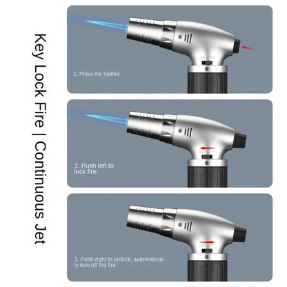 LB500 Jet Flame Lighter – High-Quality Refillable Culinary Torch for BBQ, Baking,