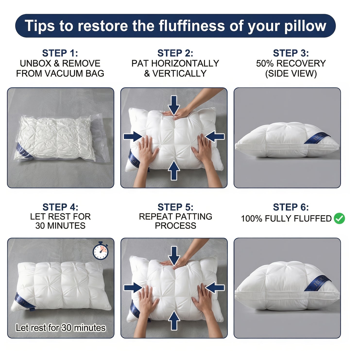 Buy 1 Get 1 Free Hotel Quality Pillows (2-Pack)