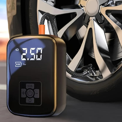 Portable Tire Inflator Air Compressor Cordless Electric Air Pump with Digital Display