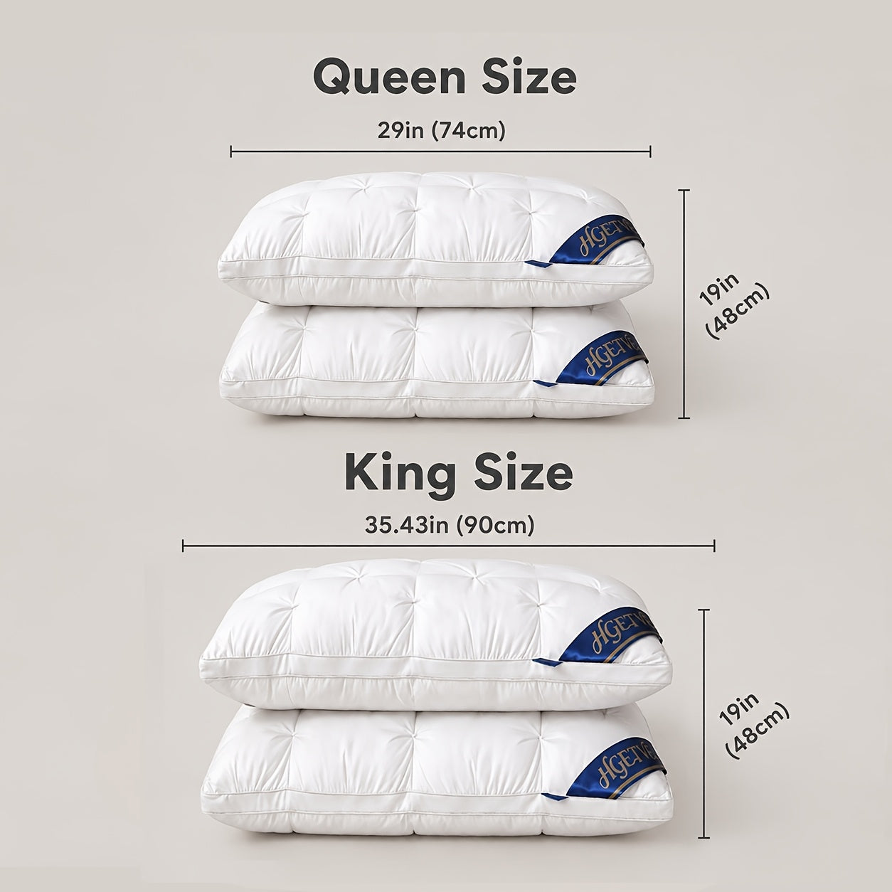 Buy 1 Get 1 Free Hotel Quality Pillows (2-Pack)