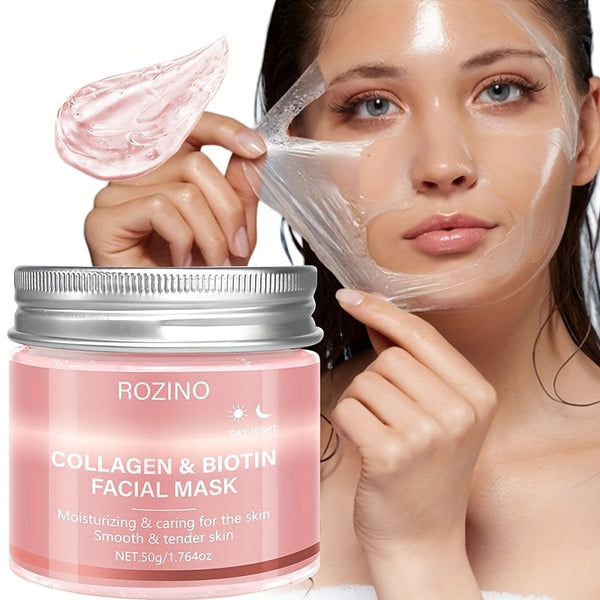 50g Biotin Collagen Day & Night Mask, Hydrates, Keeps Skin