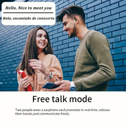 Real-Time Two-Way Language Translator with App & Built-In Microphone