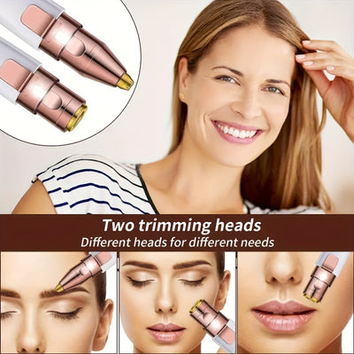 Multifunctional 2-In-1 Electric Eyebrow Trimmer