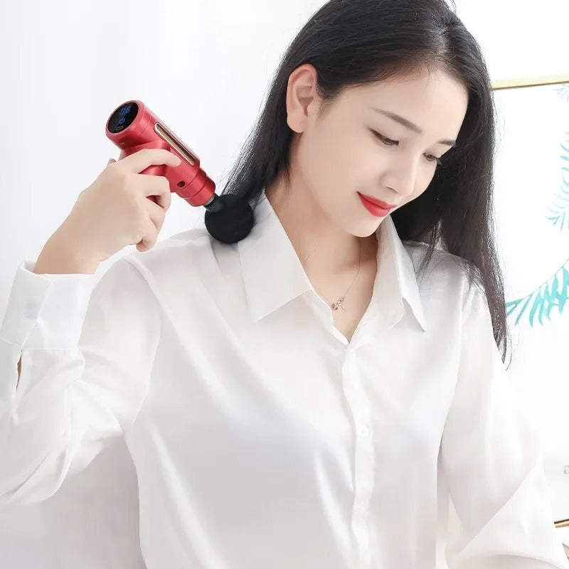 Portable Mini Massage Gun – 6-Speed Deep Tissue Muscle Massager