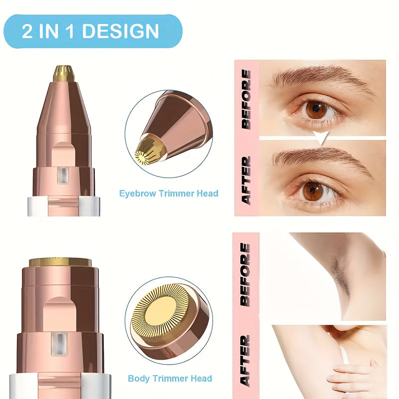 Multifunctional 2-In-1 Electric Eyebrow Trimmer