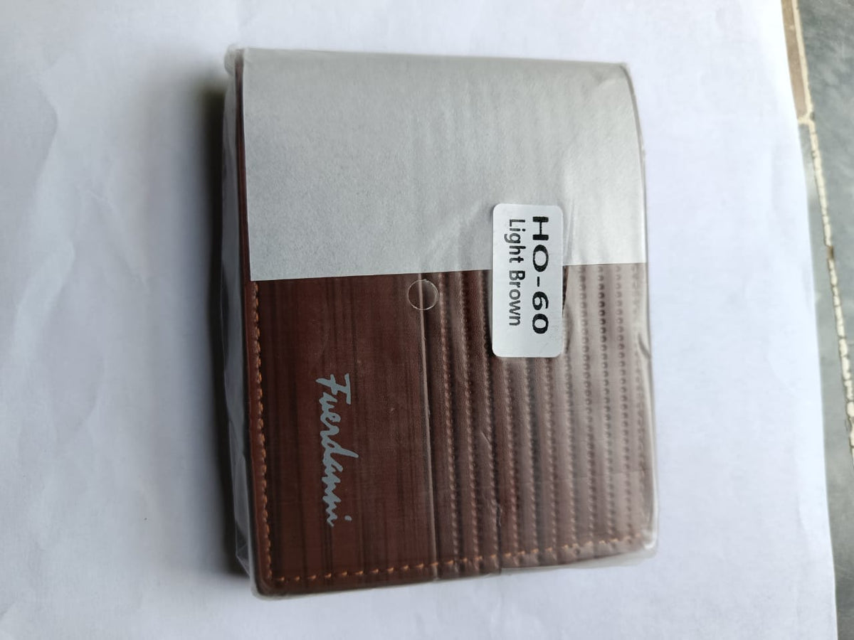 Men’s Multicolor Leather Wallet – Stylish Slim Bifold