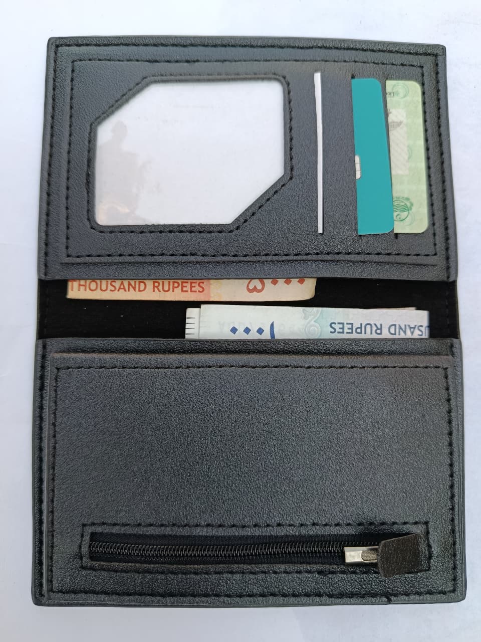 Premium PU Leather Wallet for Men – Slim Stylish Card &amp; Cash Holder