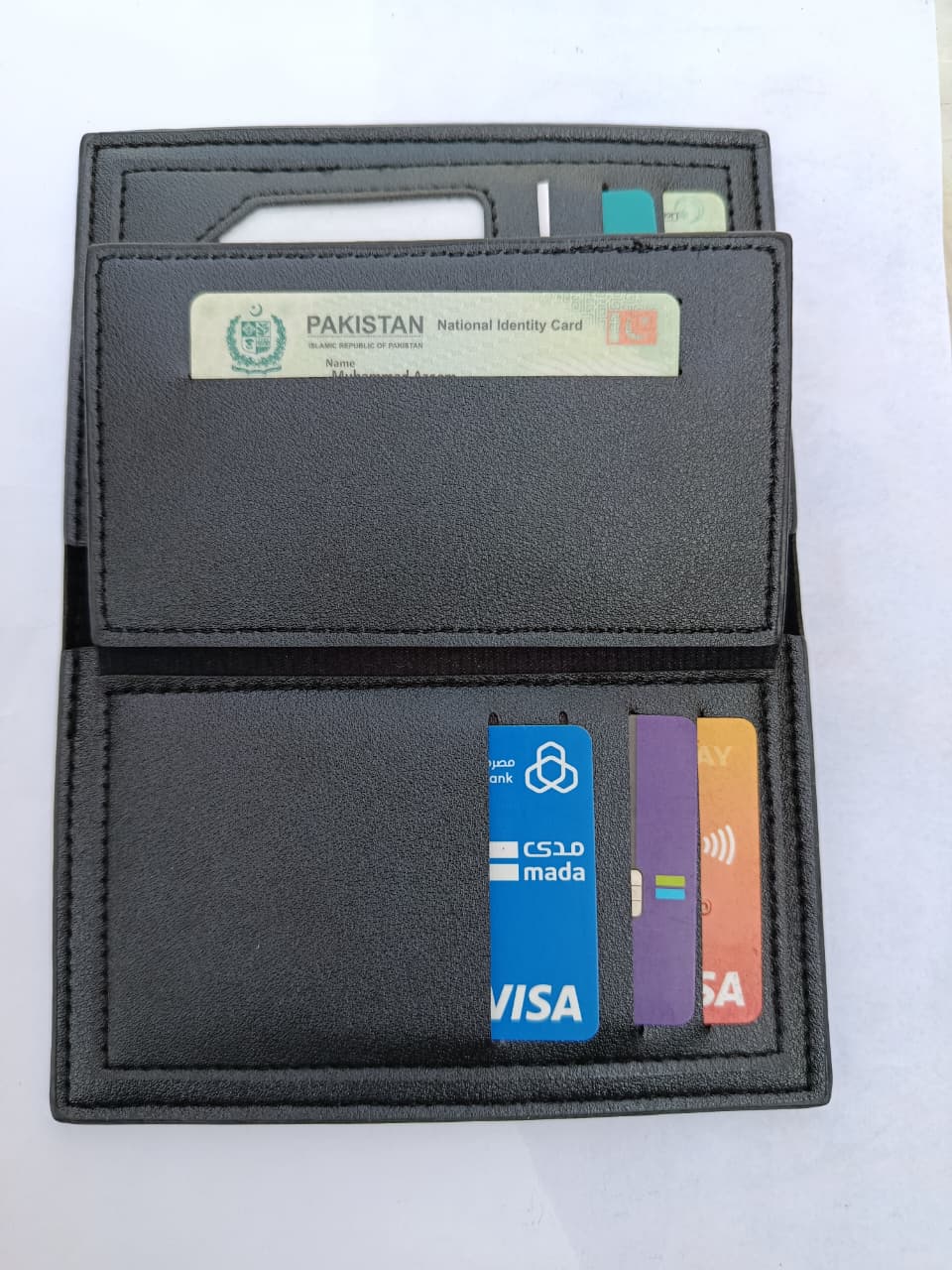 Premium PU Leather Wallet for Men – Slim Stylish Card &amp; Cash Holder