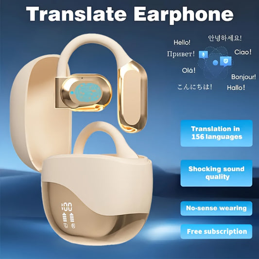 Real-Time AI Translation Earbuds – Smart Language Translator