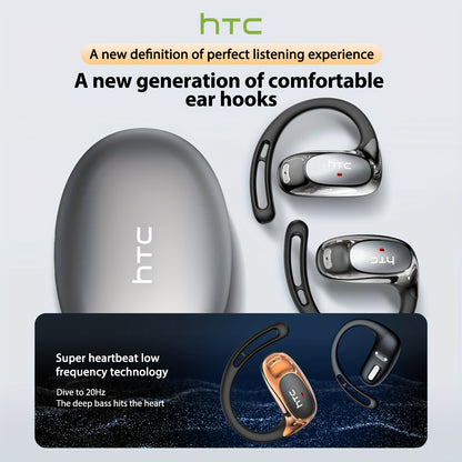 HTC NE35 AI Translation Earbuds – Open-Ear Wireless Headphones