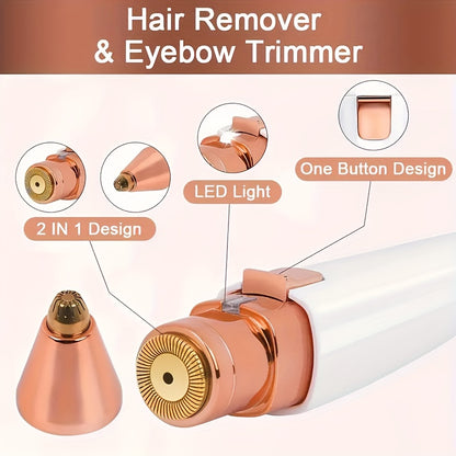 Multifunctional 2-In-1 Electric Eyebrow Trimmer