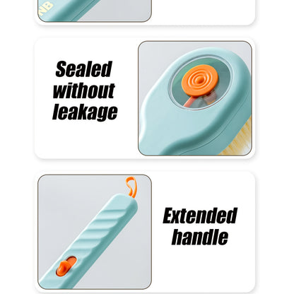 Liquid Bath Brush with Long Handle & Bath Ball