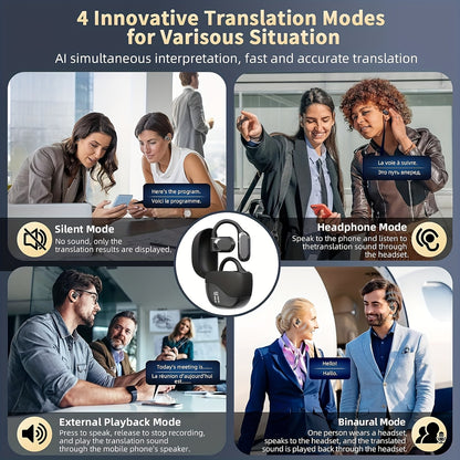 Real-Time AI Translation Earbuds – Smart Language Translator