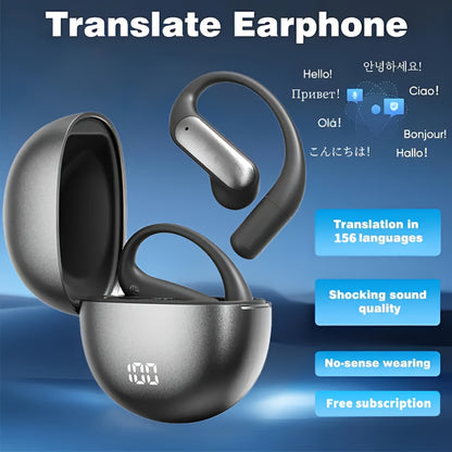 Real-Time AI Translation Earbuds – Smart Language Translator