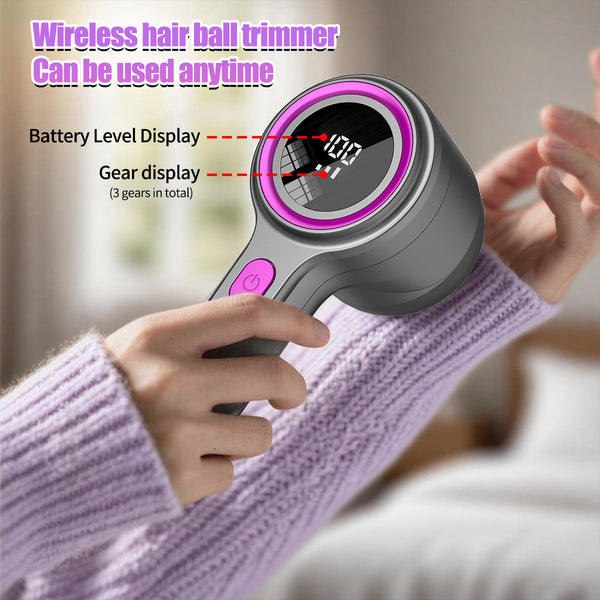2026 Upgraded USB-C Rechargeable Electric Lint Remover | Fabric Shaver with LED