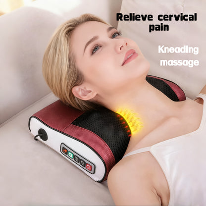Neck & Back Massager – Deep Tissue Shiatsu Massage Pillow