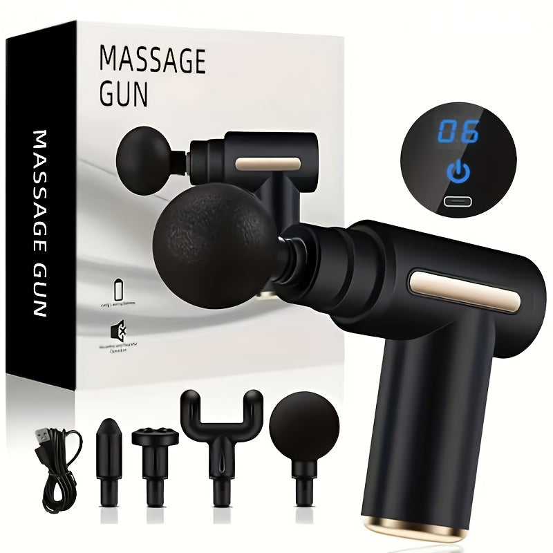 Portable Mini Massage Gun – 6-Speed Deep Tissue Muscle Massager